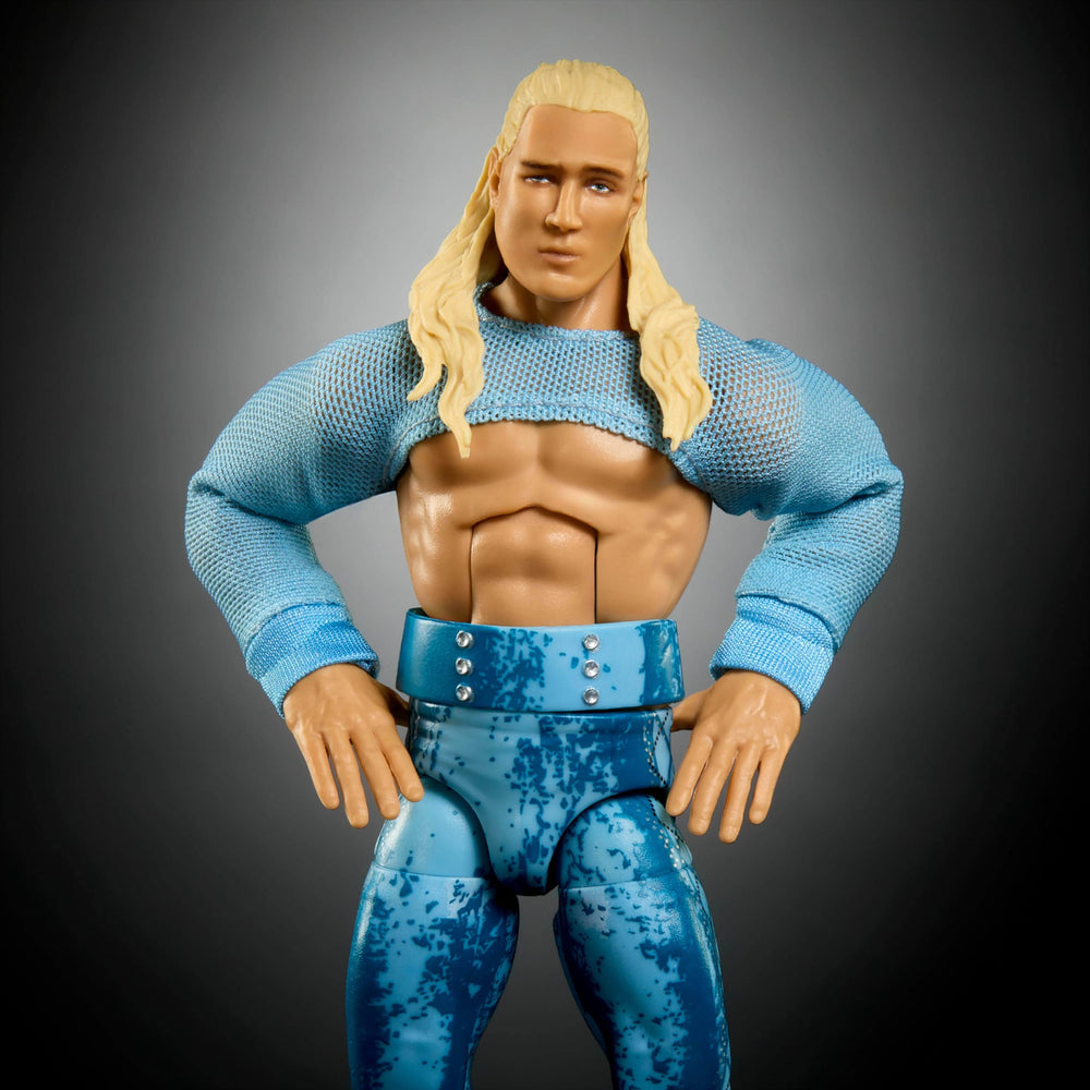 Mattel WWE Elton Prince swappable hands for varied play and display.