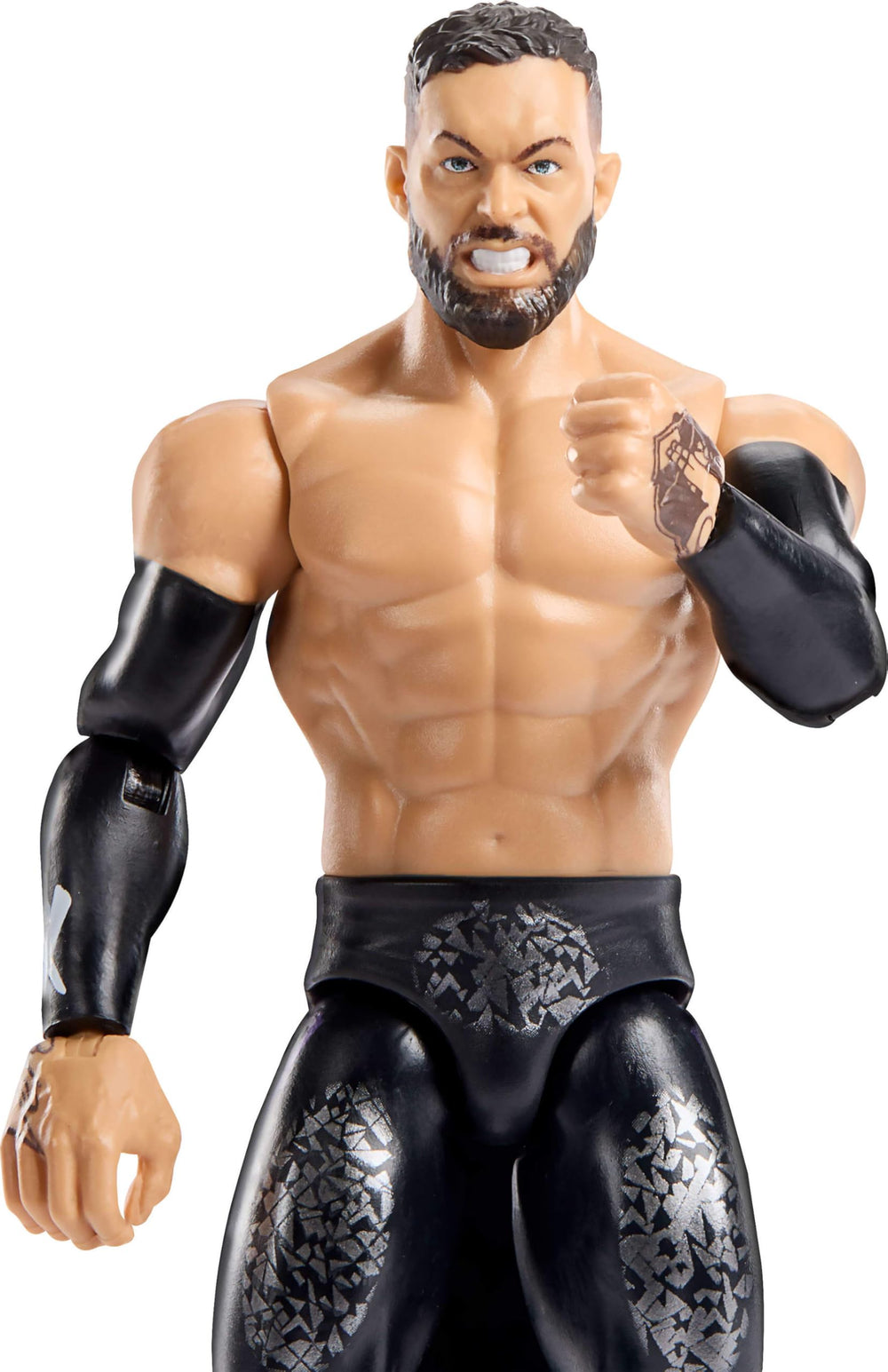 Mattel Finn Balor 14-point articulation enables dynamic poses.