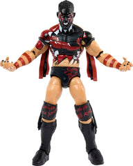 Mattel Finn Balor Elite pose shows 25 points of articulation for dynamic posing.