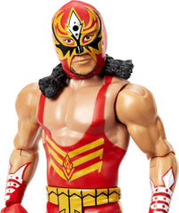Mattel WWE Gran Metalik figure articulation highlights for dynamic posing and play.