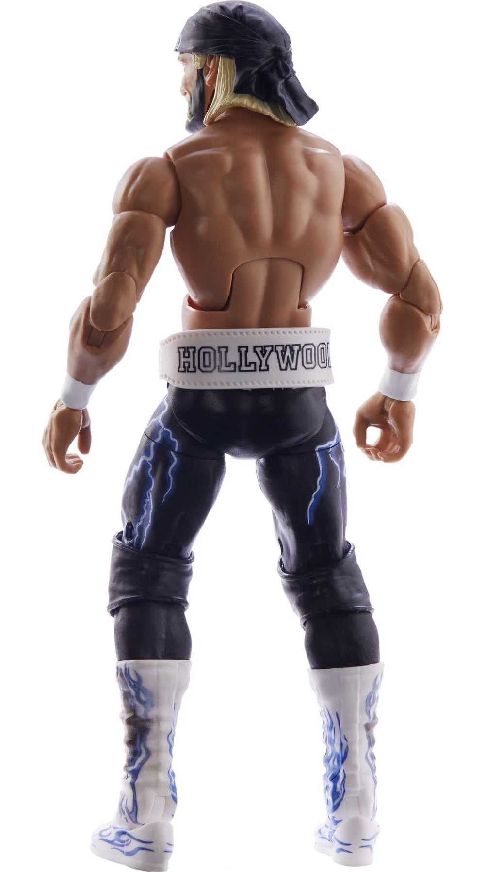 Mattel WWE Hulk Hogan WrestleMania Elite packaging highlights collectible status and shelf appeal.