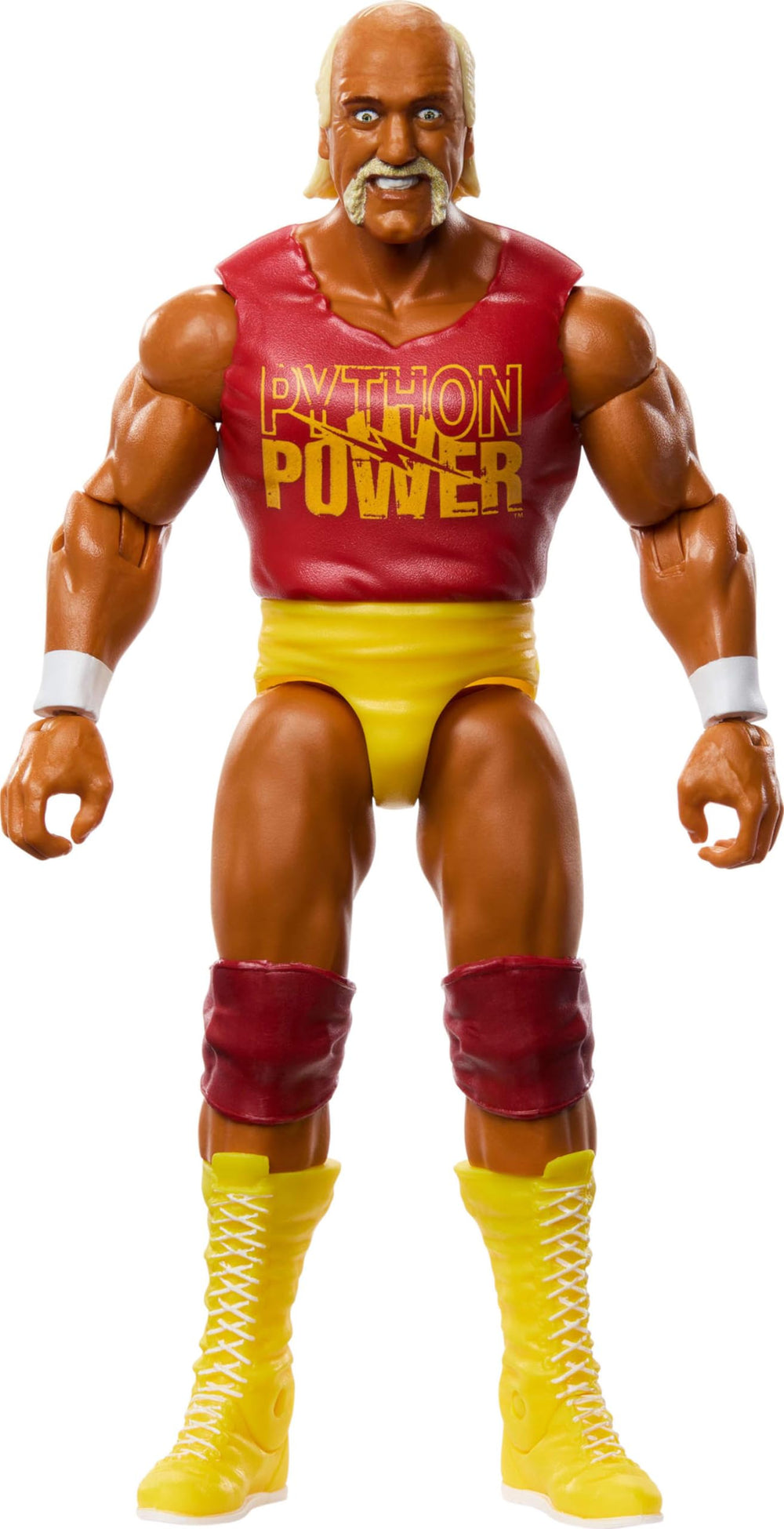 Mattel WWE Hulk Hogan 6-inch figure front view for collectors and playtime