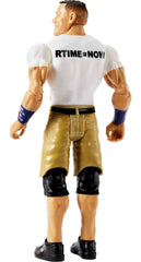 Mattel WWE John Cena figure close up on authentic ring gear details