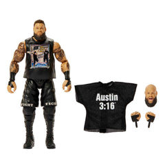 Mattel WWE Kevin Owens Elite figure front view for dynamic display and posing.