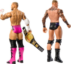 Mattel WWE CM Punk vs Randy Orton 2-Pack detailed ring gear enhances display