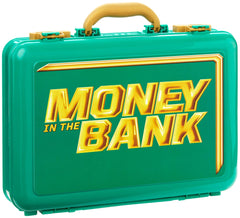 Mattel WWE Money in the Bank Carrying Case open with space for eight figures