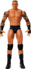 Mattel WWE Randy Orton figure face close-up highlighting TrueFX likeness for collectors.