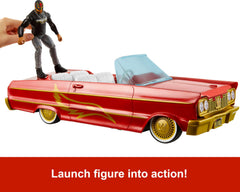 Mattel WWE Rey Mysterio launching action lets fans recreate high-fly moments.