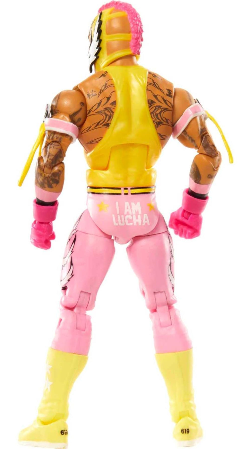 Mattel Rey Mysterio Top Picks Elite on authentic Superstar Scale for collectors