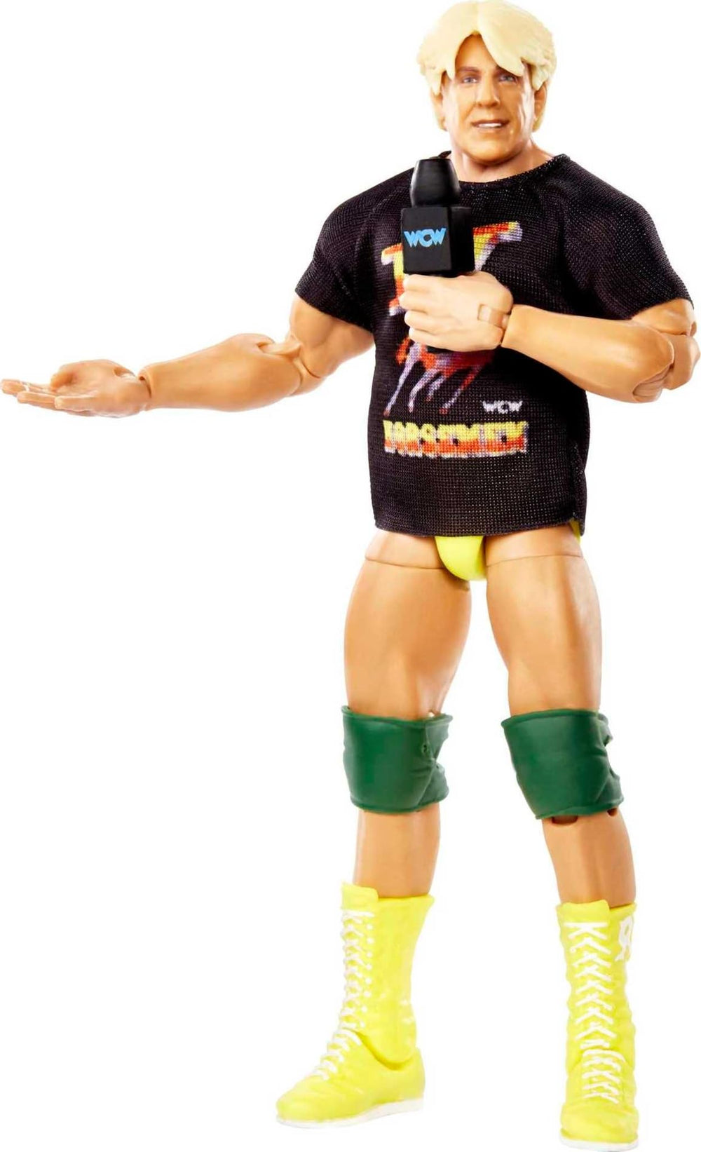 Mattel WWE Ric Flair Elite figure front view for display or play