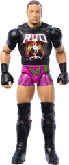 Mattel WWE Rob Van Dam TrueFX face detail for lifelike display.