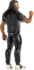 Mattel WWE Roman Reigns main event figure ring gear detail emphasizes authentic look