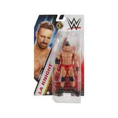 Collectible LA Knight action figure for fans and display shelves.