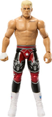 Mattel Cody Rhodes figure shows 10 articulation points for dynamic posing.