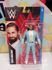 Mattel WWE Seth Rollins dynamic pose for action-packed scenes.