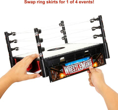 Mattel WWE Superstar Ring RAW apron sticker for show-ready battles.