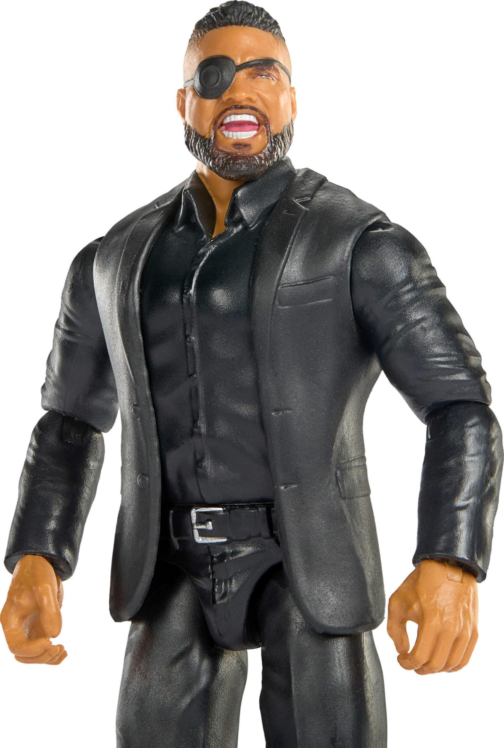 Mattel WWE Tonga Loa Main Event Series 156 articulation for posing variety.