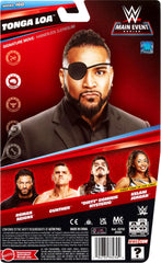 Mattel WWE Tonga Loa packaging and display ready.