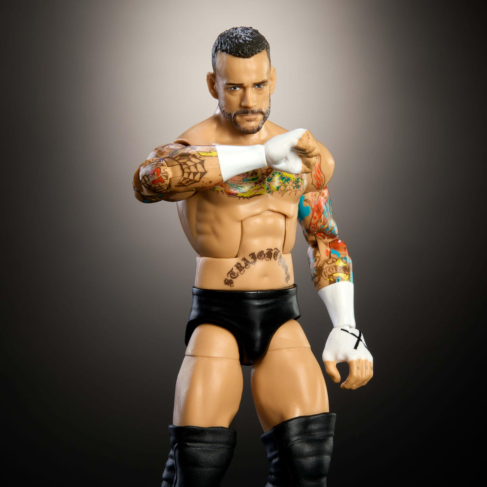 Mattel WWE Top Picks 25 articulation points support fluid, lifelike stances.