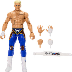 Mattel WWE Top Picks Cody Rhodes figure in pose for dynamic display and play