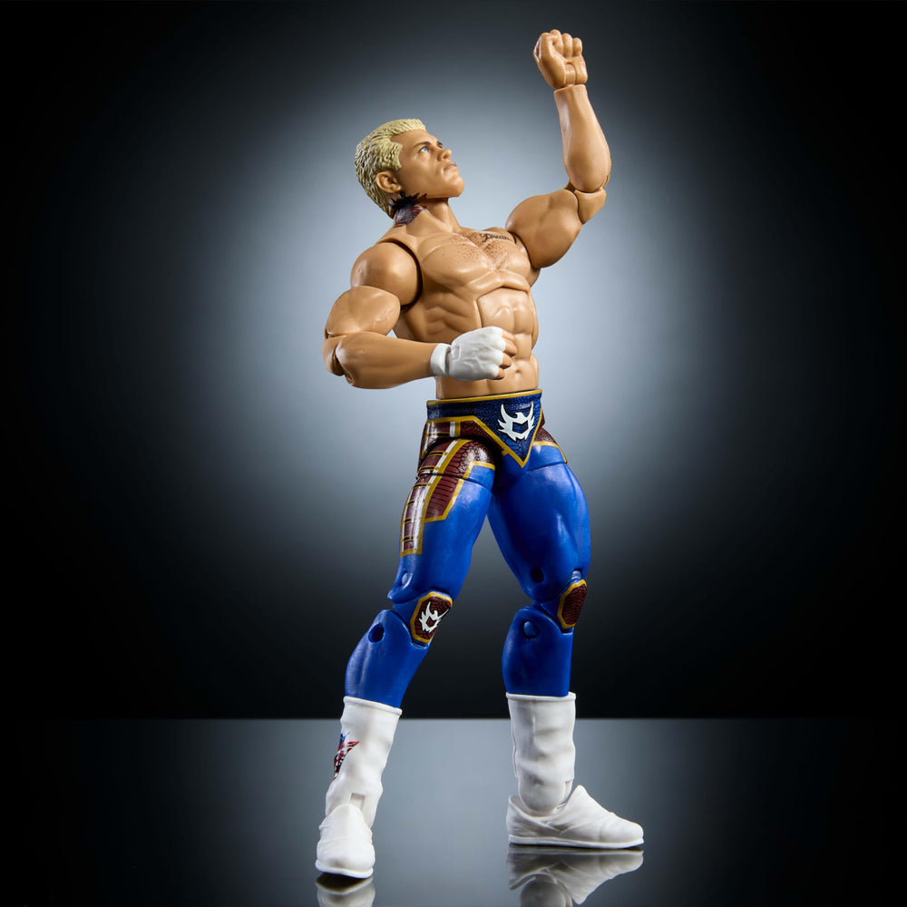 Mattel Cody Rhodes TrueFX detailing for lifelike facial features