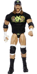 Mattel WWE Triple H Ultimate Edition articulation close-up highlighting 30-plus joints for poses