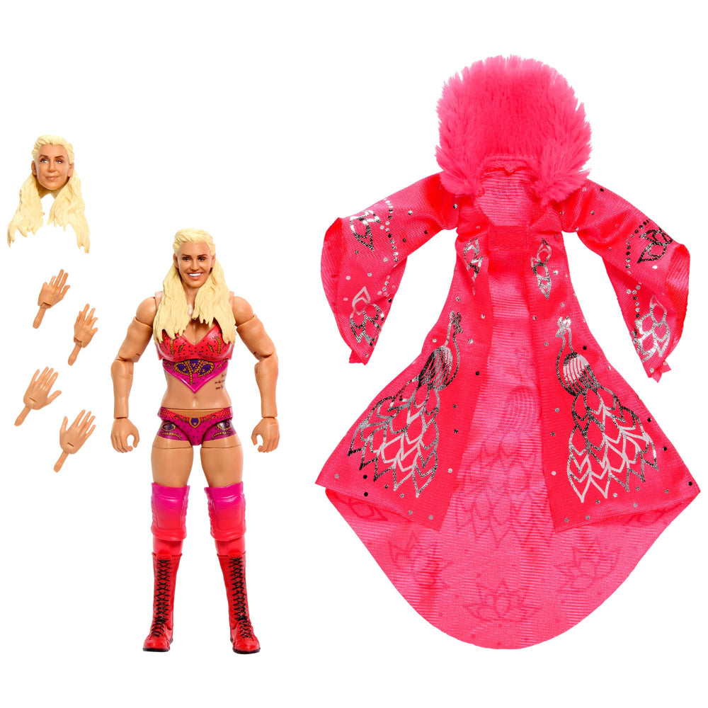 Mattel WWE Ultimate Edition Charlotte Flair figure in 6-inch scale for dynamic posing and display.