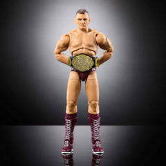 Mattel WWE Gunther Ultimate Edition TrueFX face detail close-up