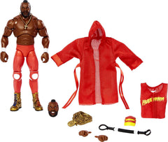 Mattel WWE Ultimate Edition Mr. T figure with entrance robe for dynamic ring entrances.