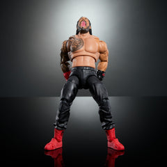 TrueFX facial design on the Roman Reigns figure for lifelike expression.