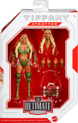 Mattel WWE Tiffany Stratton figure display highlights premium craftsmanship and collectability