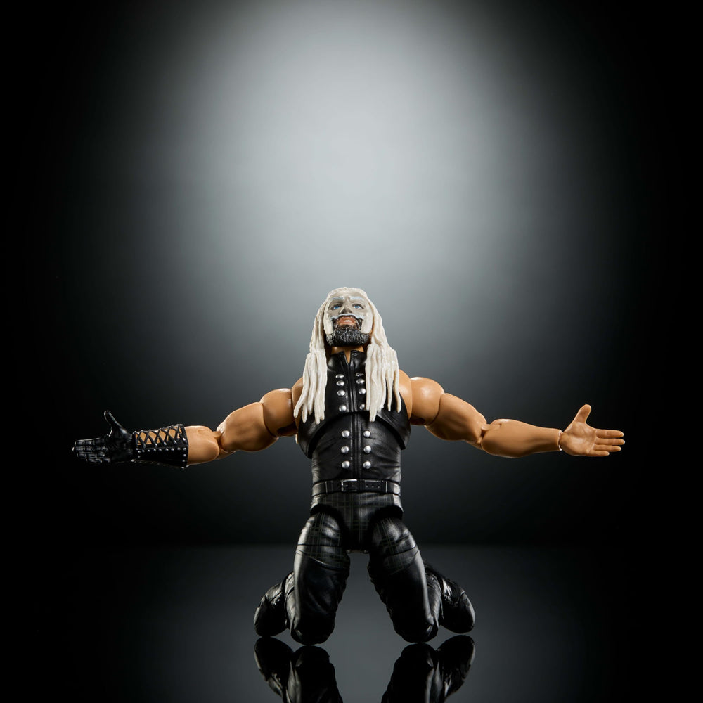 Mattel WWE Uncle Howdy figure side pose showing articulation for posing