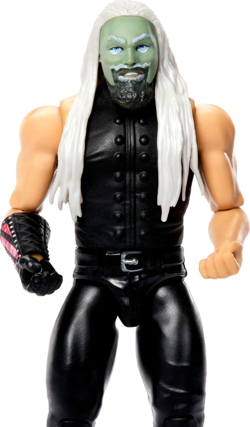Mattel WWE Uncle Howdy truefx face detail for lifelike display