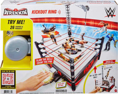 Mattel WWE Wrekkin Kickout Ring action figures (sold separately) enhance storytelling