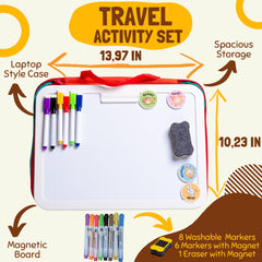 MAVE SPARKS Travel Coloring Kit water coloring book in action.