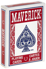 Maverick Poker Playing Cards with regular index numbers for easy visibility during games.