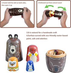 Maxshop nesting dolls serve as storage and charming home decor accents