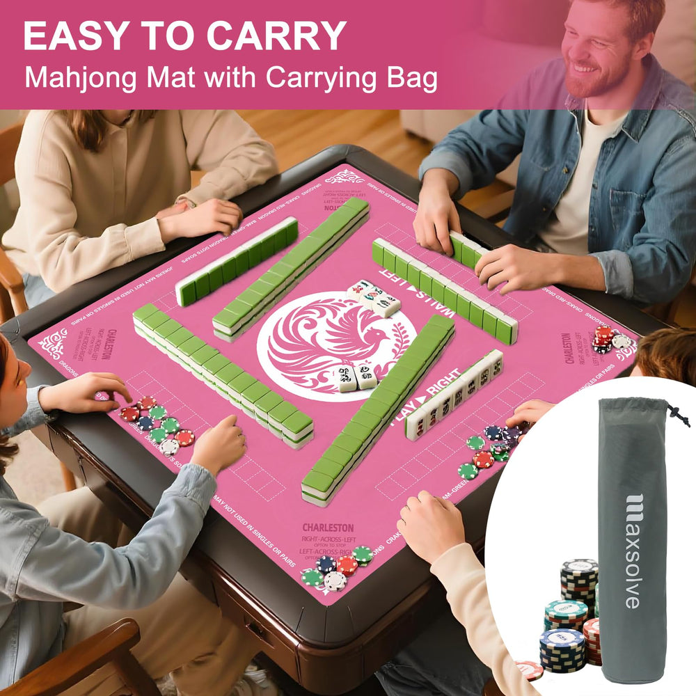 Carrying bag included with the Maxsolve Mahjong Mat