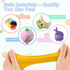 Maxsolve safety-certified clay meeting ASTM D-4236 and CPSIA standards.
