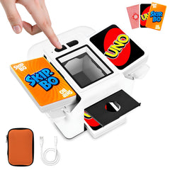 MAXVINI M2 automatic shuffler with foldable design for easy storage and travel.