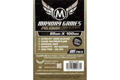 Mayday Games 7 Wonders sleeves closeup highlights crisp, durable film