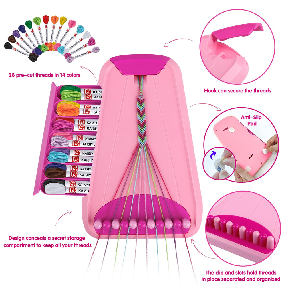 Maynacs 28-thread bundles in 14 colors enable vibrant designs