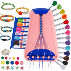 Maynacs bracelet kit dark-blue packaging for quick, kid-friendly bracelet crafting.