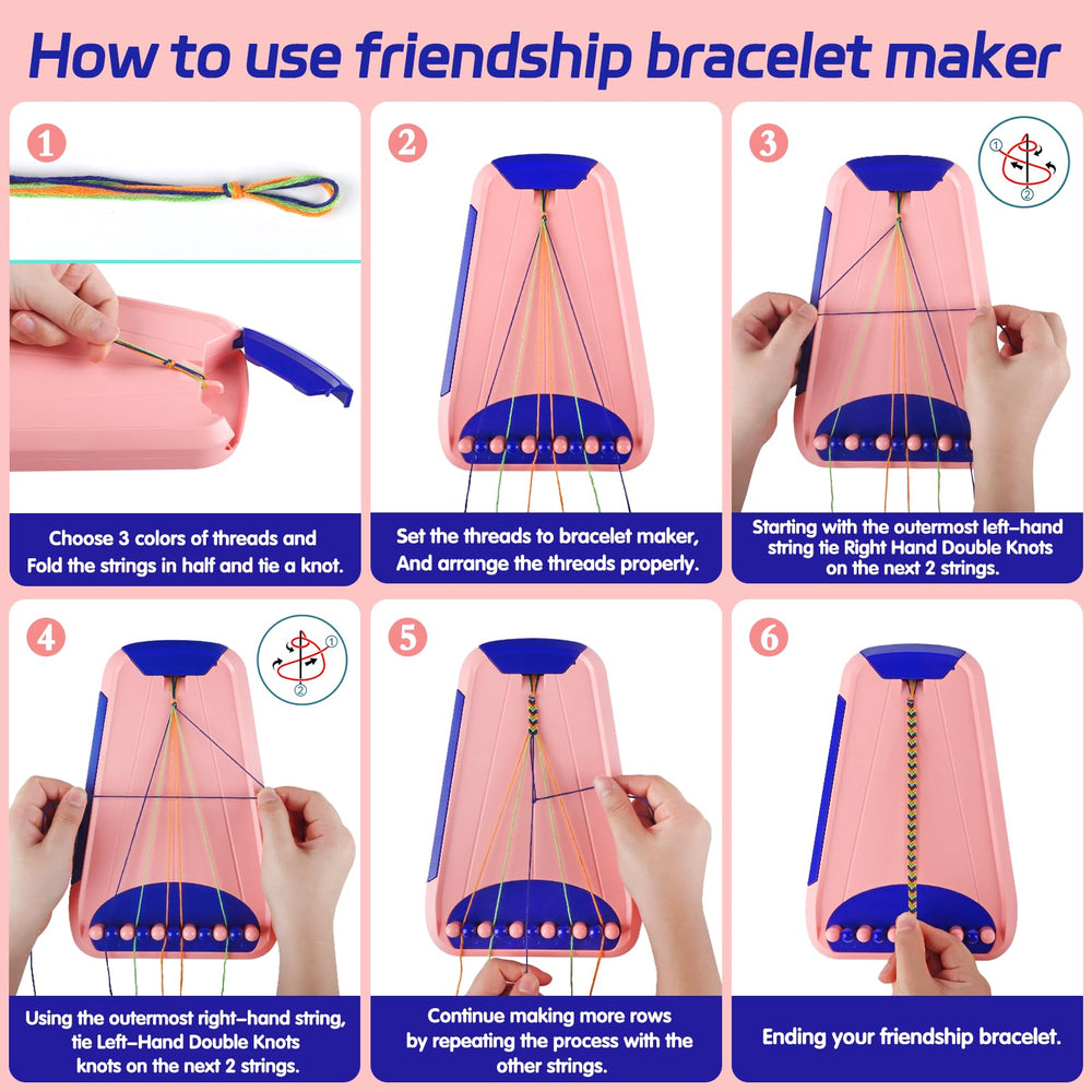 Maynacs hidden storage compartment neatly stores threads when not in use.