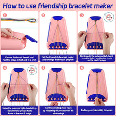 Maynacs hidden storage compartment neatly stores threads when not in use.