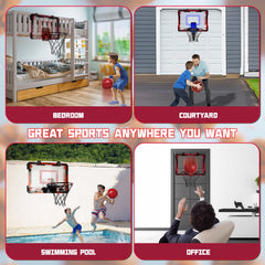 Maysida durable backboard with sponge padding reduces noise and protects walls.