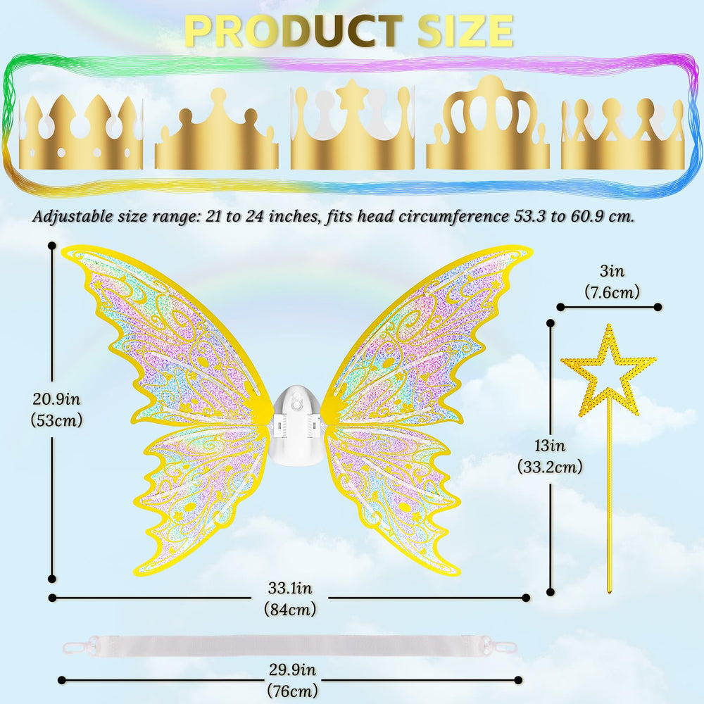 Maysida Gold Fairy Wand for imaginative play and stage moments