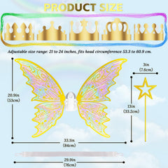 Maysida Gold Fairy Wand for imaginative play and stage moments