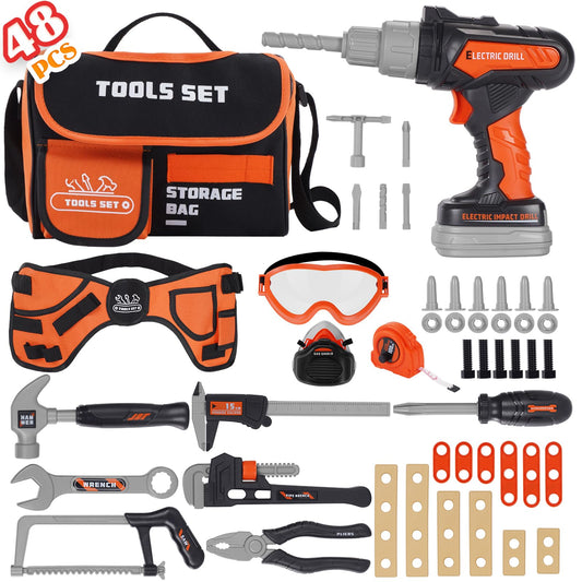 Maysida Kids Tool Set with tool bag for organized pretend play.