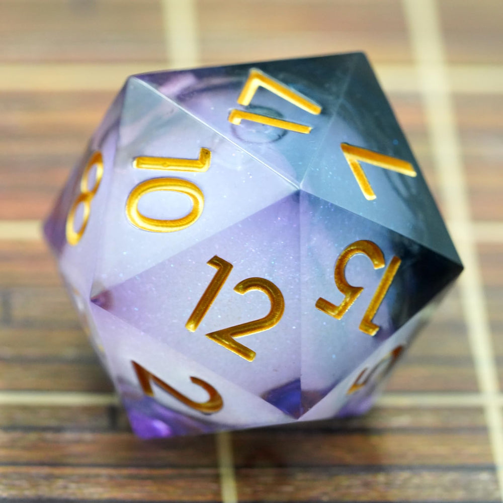 Maywin giant 50mm handmade dice with mirror finish for dramatic rolls.